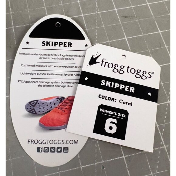 Frogg Toggs Skipper Women’s Coral Mesh Shoes Size 6 Water Shoe - Picture 4 of 5